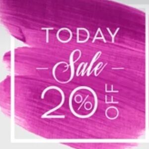 20% Off Today January 23-Midnight Sunday January 25